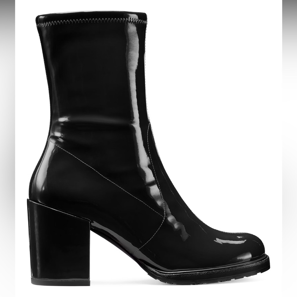 Stuart Weitzman Dalenna Patent Bootie 7 New